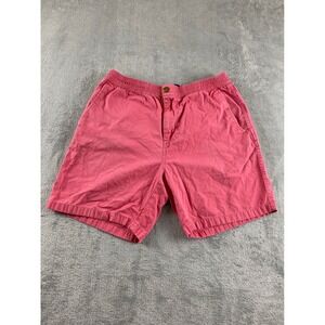 J. Crew Tripper Short Coral Pink Elastic Waist Flat Front Women's Size Medium